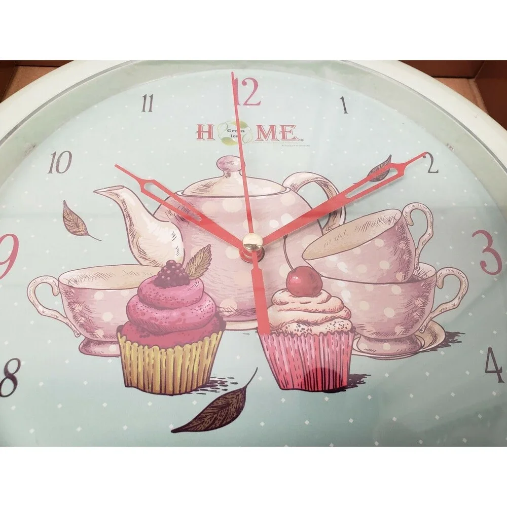 Plastic Round Deco Wall Clock (9.6